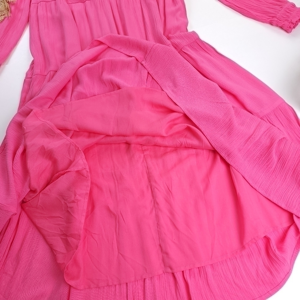 🔴 Loft Pink Maxi Dress Size S - Picture 9 of 14